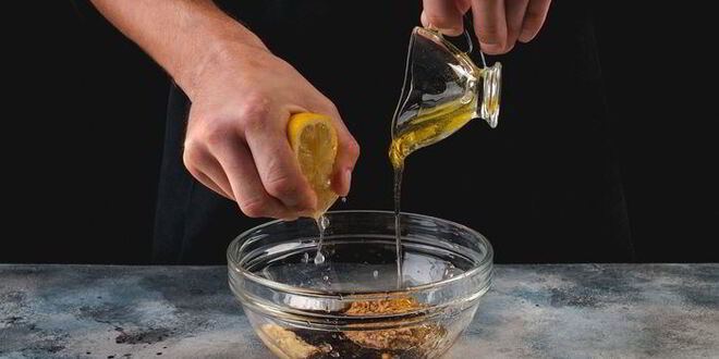 Рецепт стейка лосося в медово-имбирном маринаде