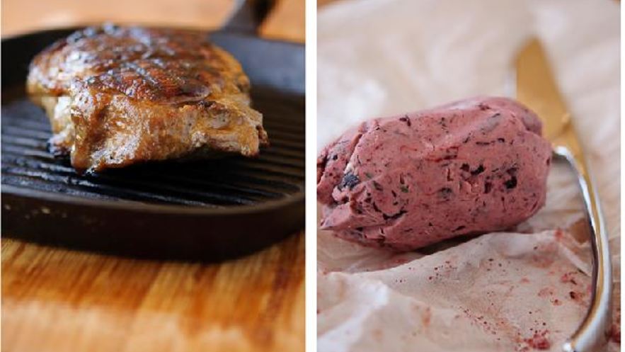 Рецепт стейка портерхаус с маслом из красного вина