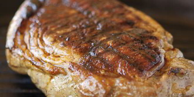 Рецепт стейка портерхаус с маслом из красного вина