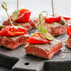 Рецепт Стейка с перцем и каперсами