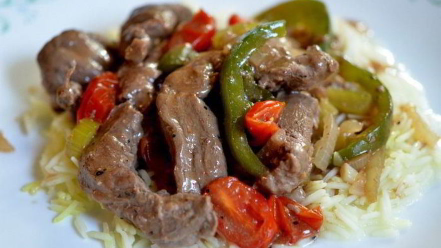 Рецепт стейка с перцем