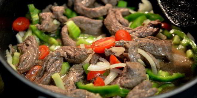 Рецепт стейка с перцем