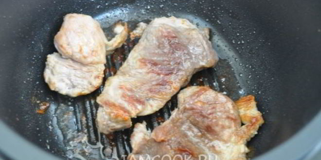 Рецепт стейка с соусом из красного вина