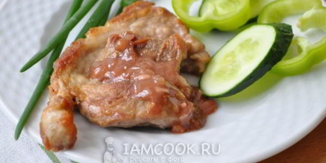 Рецепт стейка с соусом из красного вина