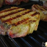 Рецепт Стейка с винным маслом