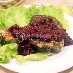 Рецепт Стейка свиного на сковороде