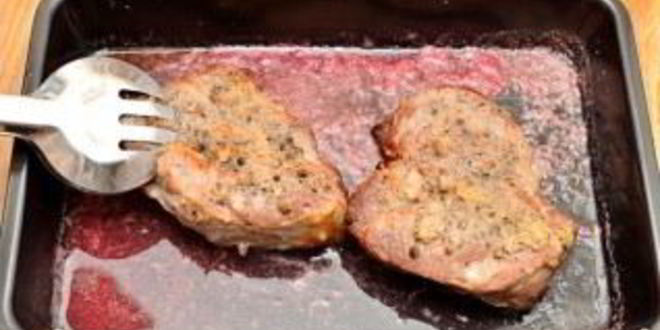 Рецепт стейка в винном соусе