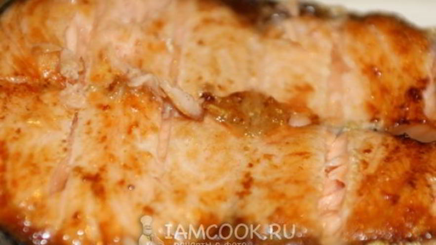 Рецепт стейков из семги на углях