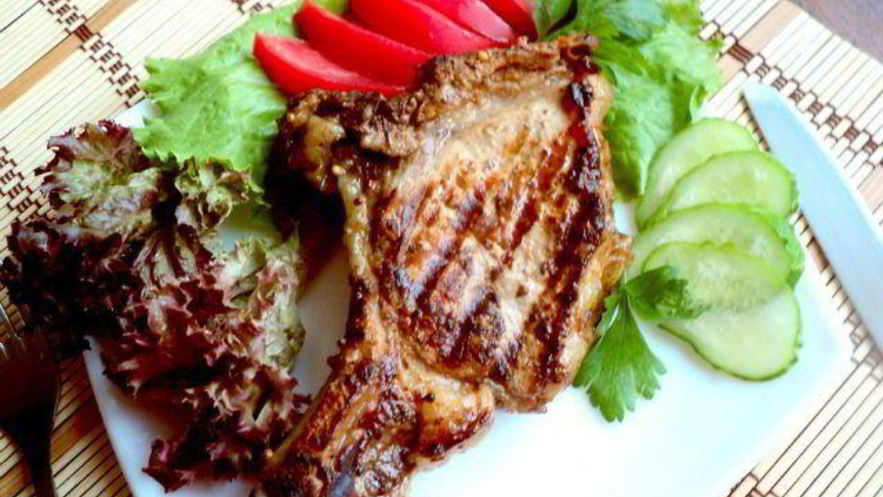 Рецепт свиного стейка на гриле