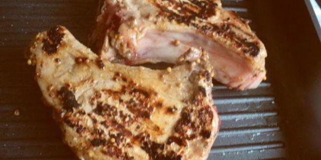 Рецепт свиного стейка на гриле