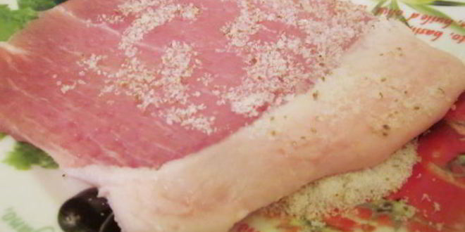 Рецепт свиного стейка