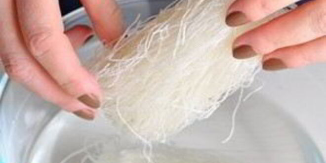 Рецепт стеклянной лапши с курицей и овощами