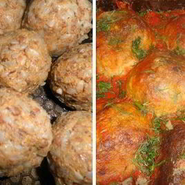 Рецепт Грибных тефтелей с гречкой