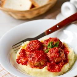 Рецепт Острых свиных тефтелей