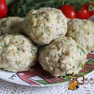 Рецепт Паровых куриных тефтелей с овощами и овсяными хлопьями