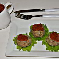 Рецепт Паровых тефтелей с гречкой и кабачком