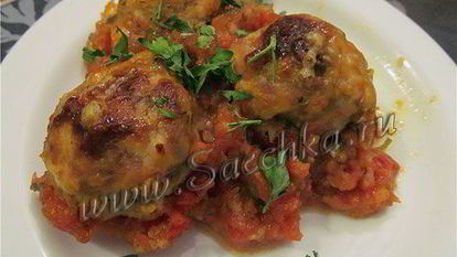 Рецепт Рыбных тефтелей в красном соусе