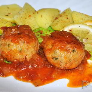 Рецепт Рыбных тефтелей в соево-томатном соусе