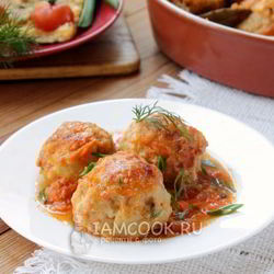 Рецепт Рыбных тефтелей в томатном соусе