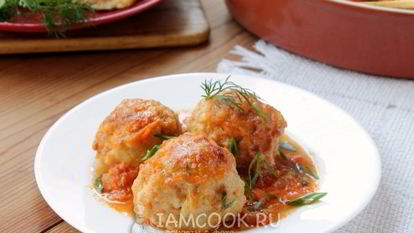 Рецепт Рыбных тефтелей в томатном соусе