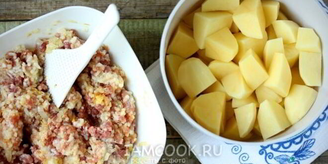 Рецепт тефтелей из свинины с картошкой