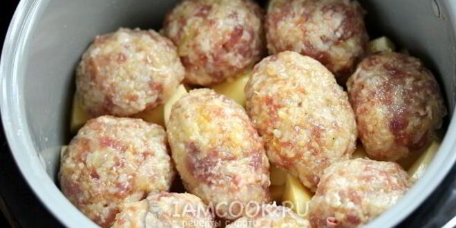 Рецепт тефтелей из свинины с картошкой