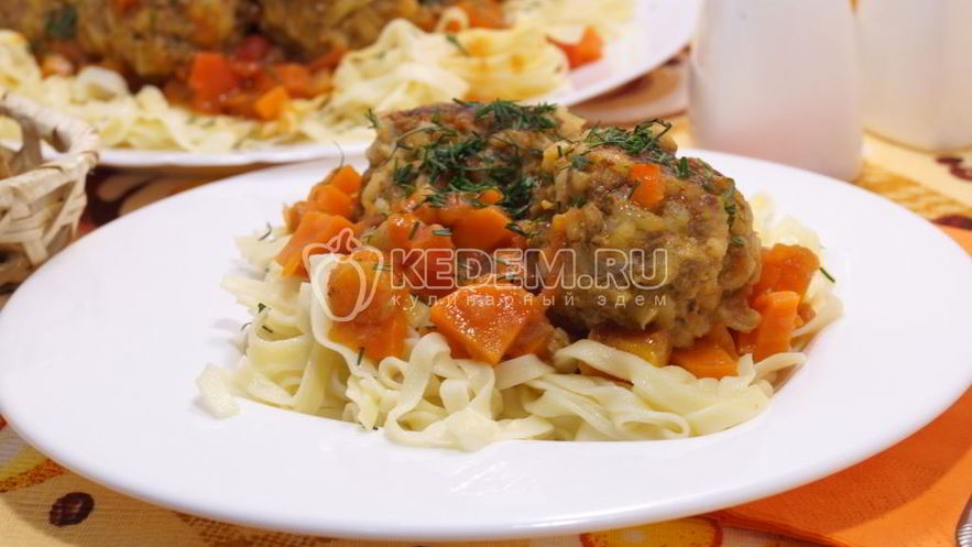 Рецепт тефтелей с подливой