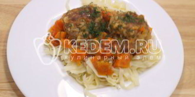 Рецепт тефтелей с подливой