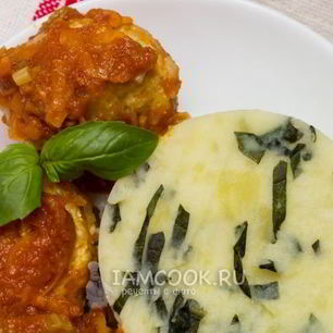 Рецепт Тефтелей с рисом в томатном соусе