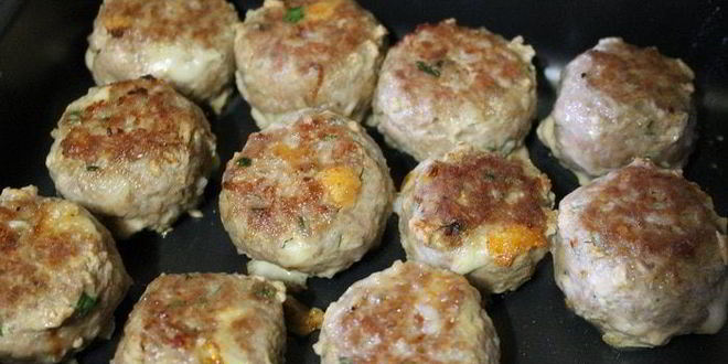 Рецепт тефтелей с сыром и овощами