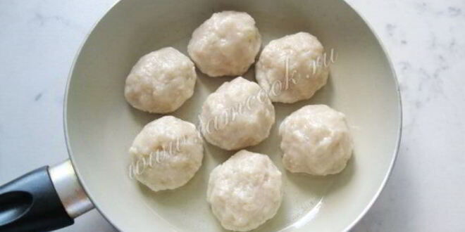 Рецепт тефтелей со слоеным тестом на шпажках