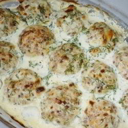 Рецепт Тефтелей в духовке со сметаной