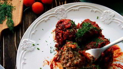 Рецепт Тефтелей в густом томатном соусе