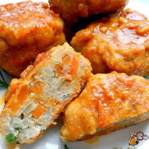 Рецепт Тефтелей Янтарных с морковью