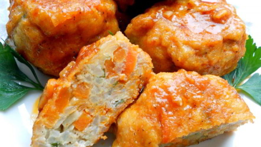 Рецепт тефтелей янтарных с морковью