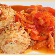 Рецепт Тефтелек с мятой и баклажаном