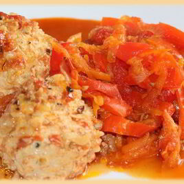 Рецепт Тефтелек с мятой и баклажаном