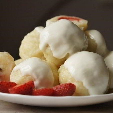 Рецепт Творожных клецек с начинкой