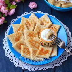 Рецепт Ленивых вареников с бананом