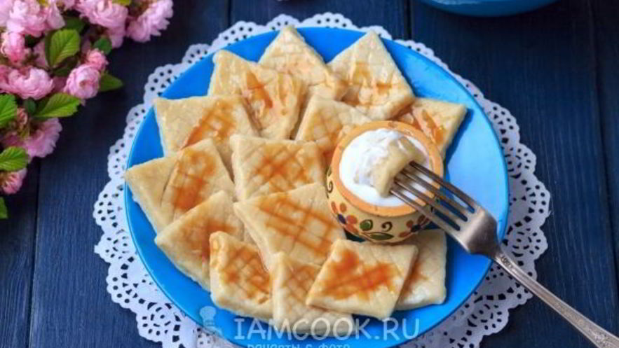 Рецепт ленивых вареников с бананом