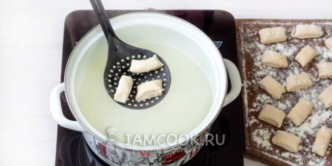 Рецепт ленивых вареников с бананом