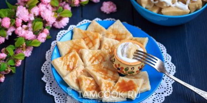 Рецепт ленивых вареников с бананом