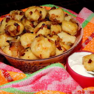 Рецепт Ленивых вареников с картошкой