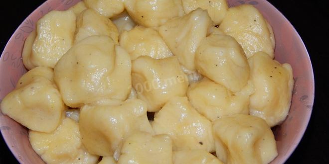 Рецепт ленивых вареников с картошкой