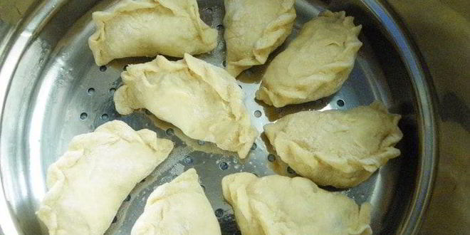 Рецепт паровых вареников с черникой