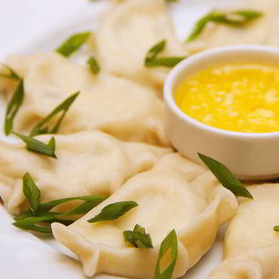 Рецепт Соленых вареников с творогом и зеленью