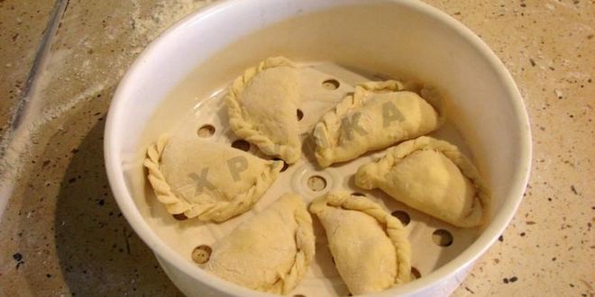 Рецепт вареников на пару на кефире