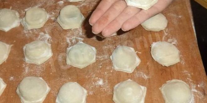 Рецепт вареников с грибами