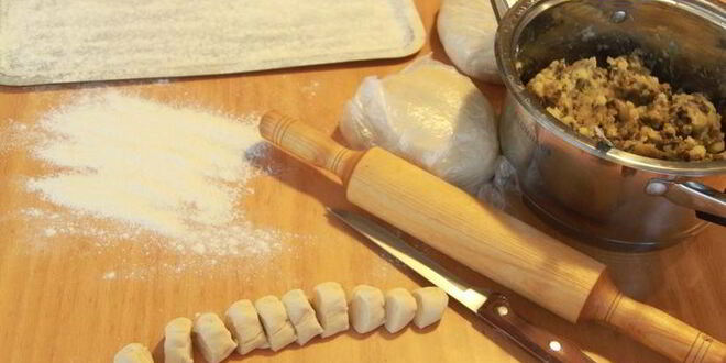 Рецепт вареников с картофелем и грибами