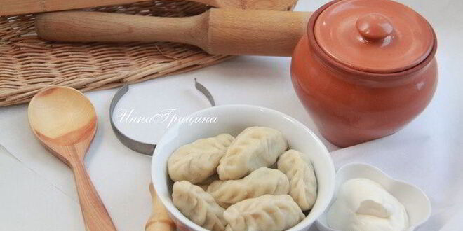 Рецепт вареников с картофелем и грибами